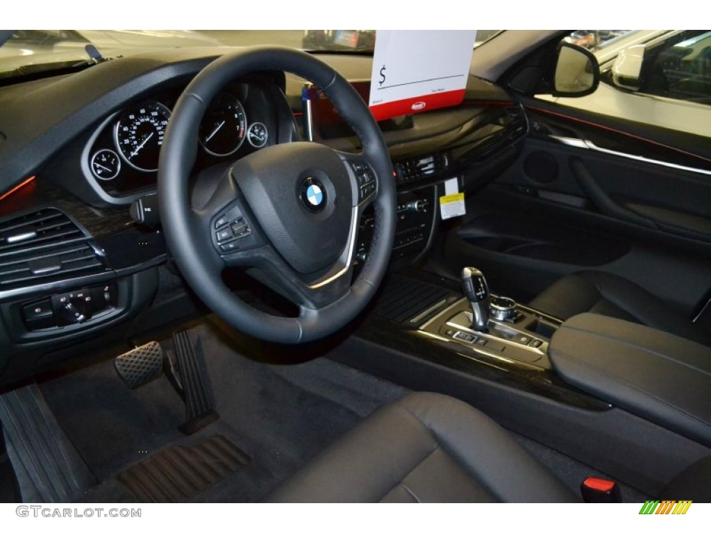 Black Interior 2014 BMW X5 sDrive35i Photo #87455183