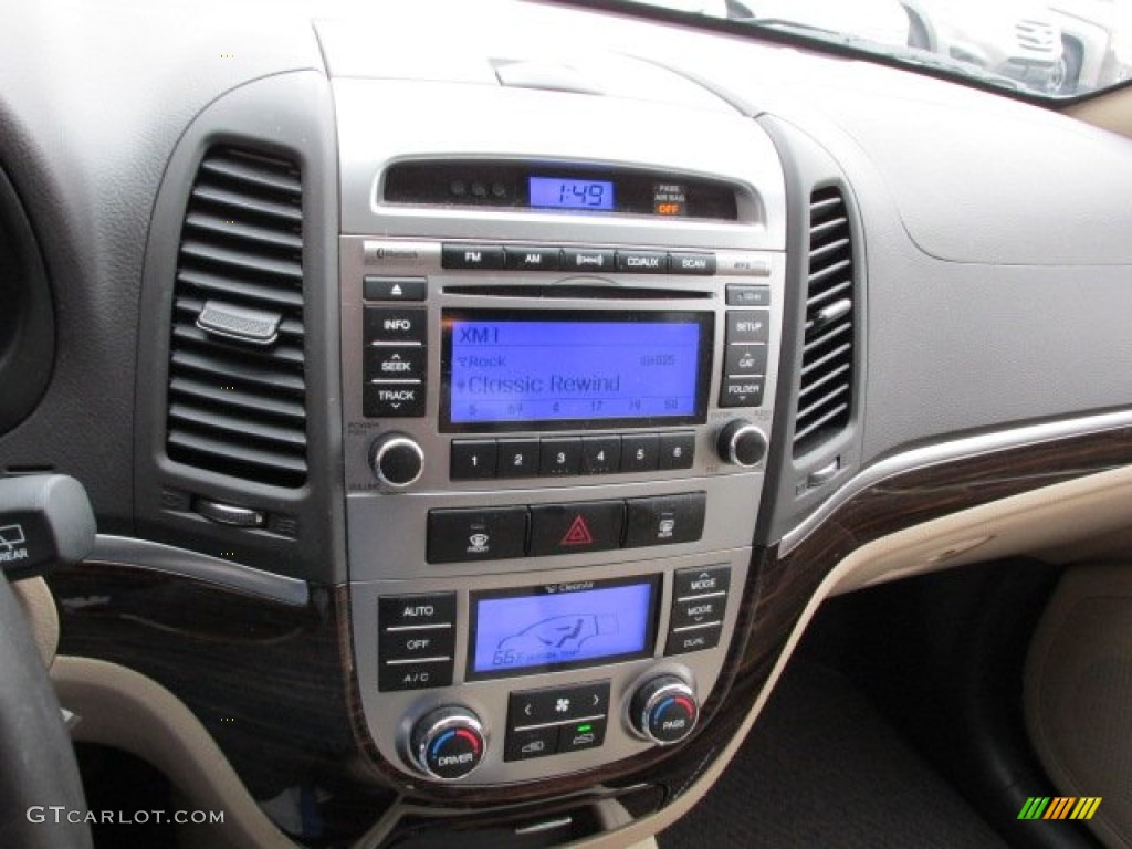 2010 Santa Fe Limited 4WD - Pearl White / Beige photo #17