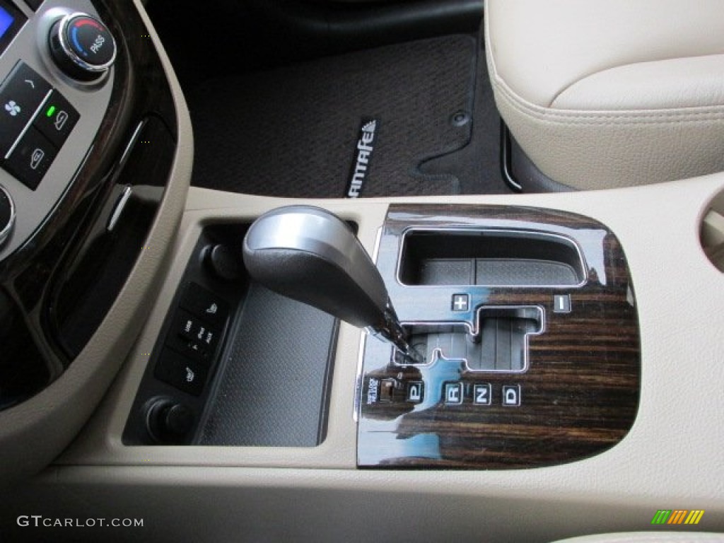 2010 Santa Fe Limited 4WD - Pearl White / Beige photo #19