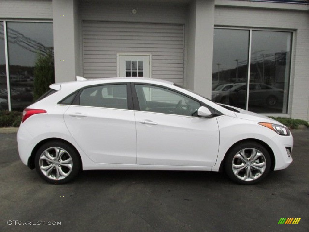 2013 Elantra GT - Monaco White / Black photo #2