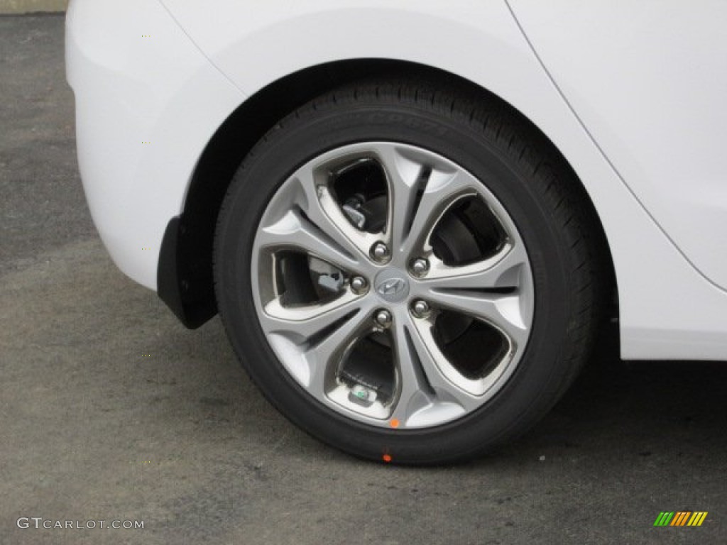 2013 Elantra GT - Monaco White / Black photo #3
