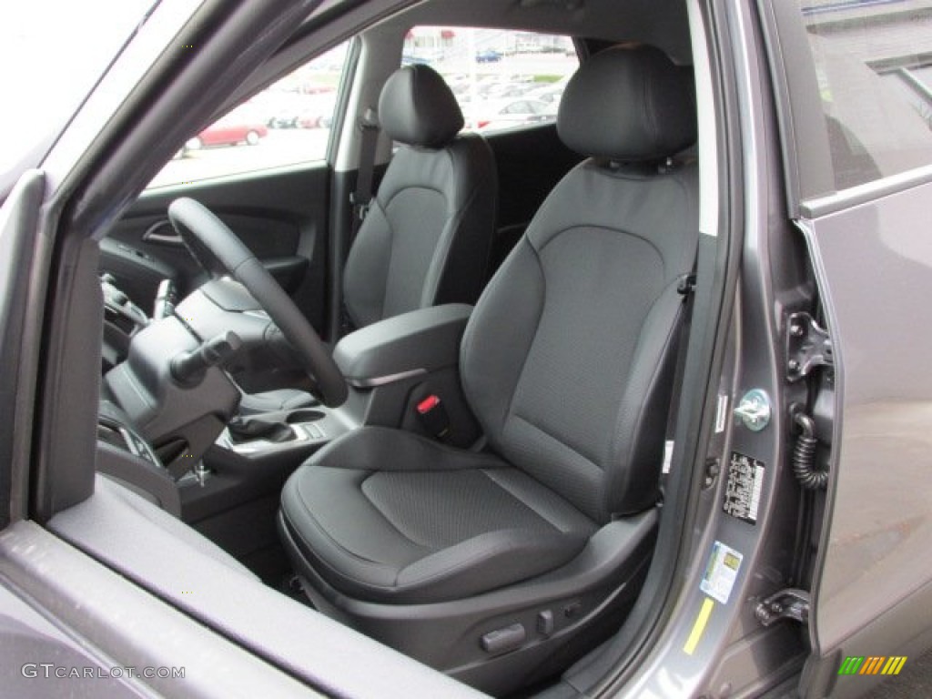 Black Interior 2014 Hyundai Tucson SE AWD Photo #87456407
