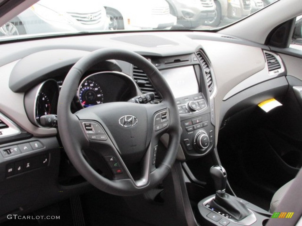 2014 Hyundai Santa Fe Sport AWD Gray Dashboard Photo #87456743