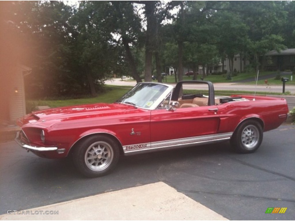 Candy Apple Red Ford Mustang