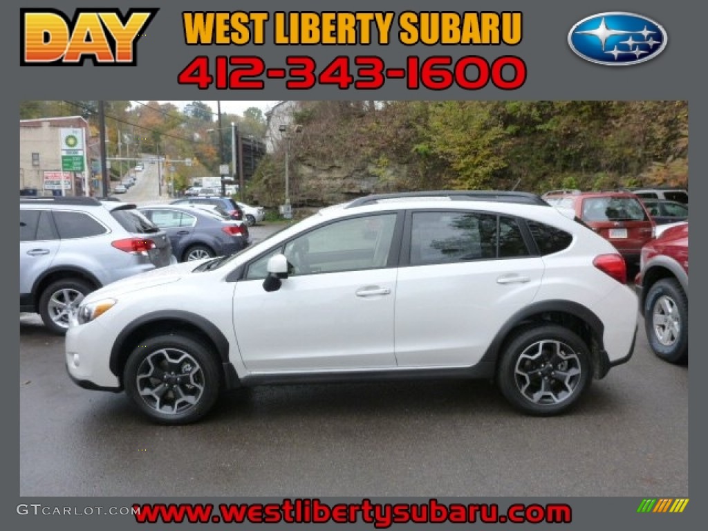 Satin White Pearl Subaru XV Crosstrek