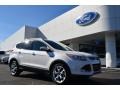 2013 White Platinum Metallic Tri-Coat Ford Escape Titanium 2.0L EcoBoost  photo #1