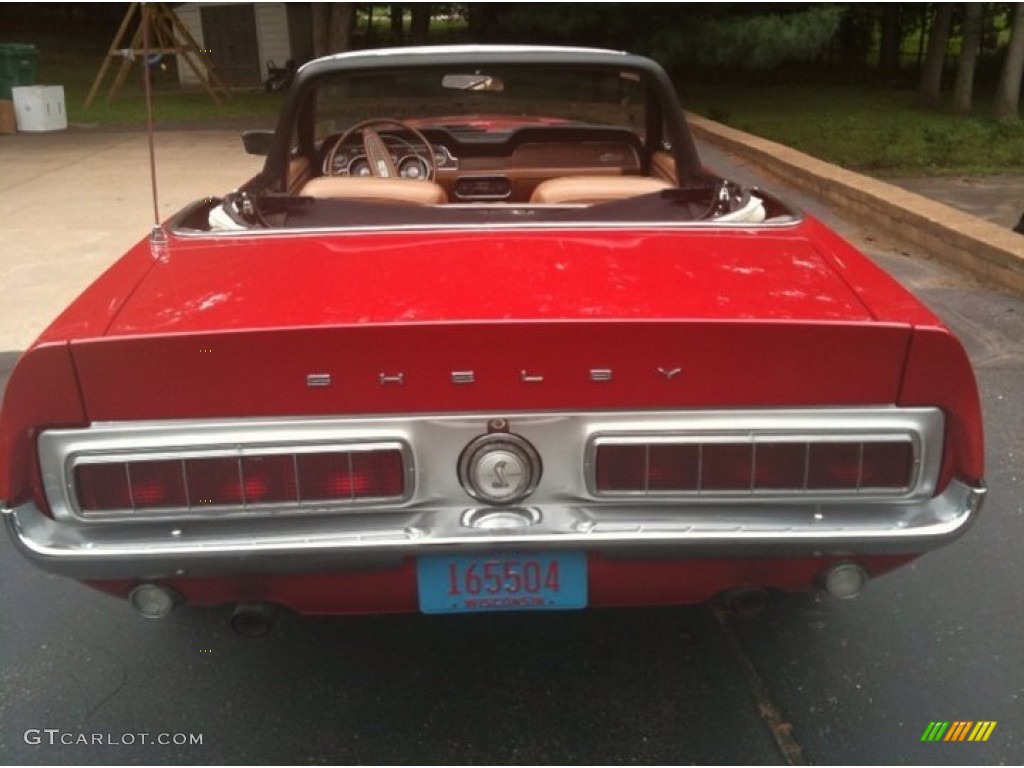 1968 Mustang Shelby GT500 KR Convertible - Candy Apple Red / Saddle photo #22