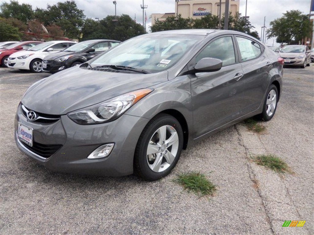2013 Elantra GLS - Harbor Gray Metallic / Gray photo #1