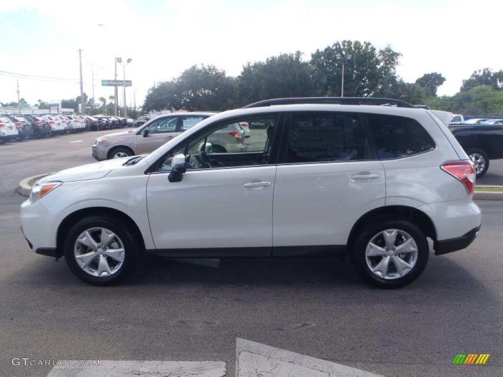 Satin White Pearl 2014 Subaru Forester 2.5i Touring Exterior Photo #87458714