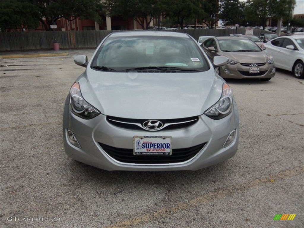 2013 Elantra GLS - Silver / Black photo #2
