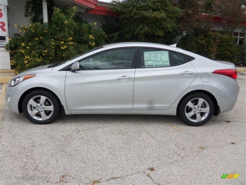 2013 Elantra GLS - Silver / Black photo #3