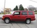 2006 Inferno Red Pearl Jeep Commander 4x4  photo #5