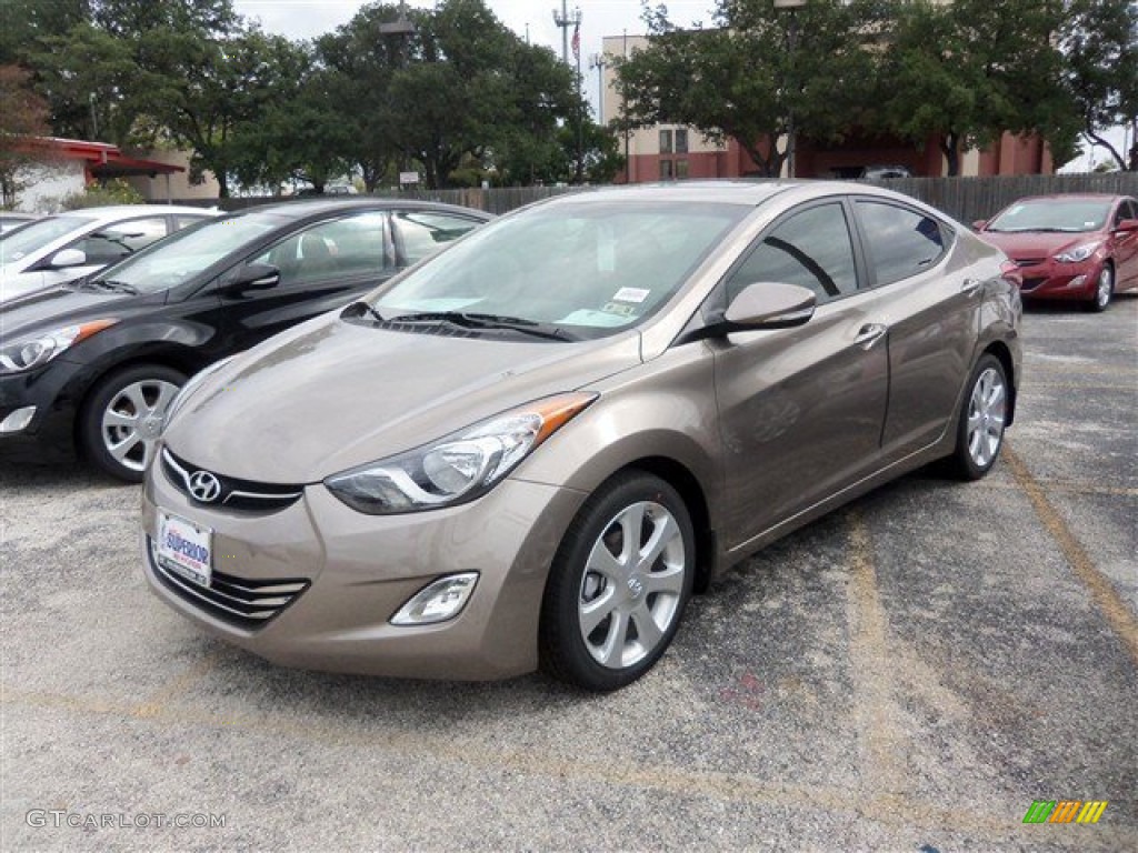 2013 Elantra Limited - Desert Bronze / Beige photo #1