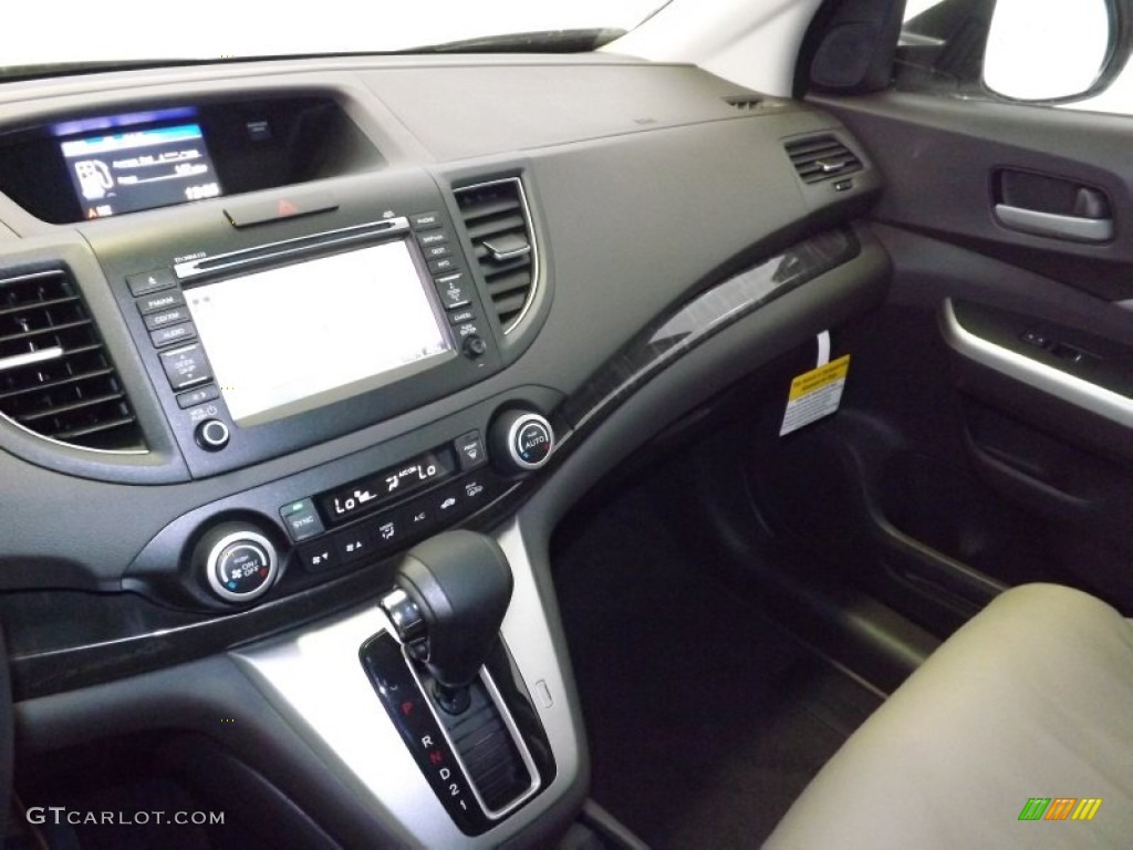 2014 CR-V EX-L - White Diamond Pearl / Beige photo #13