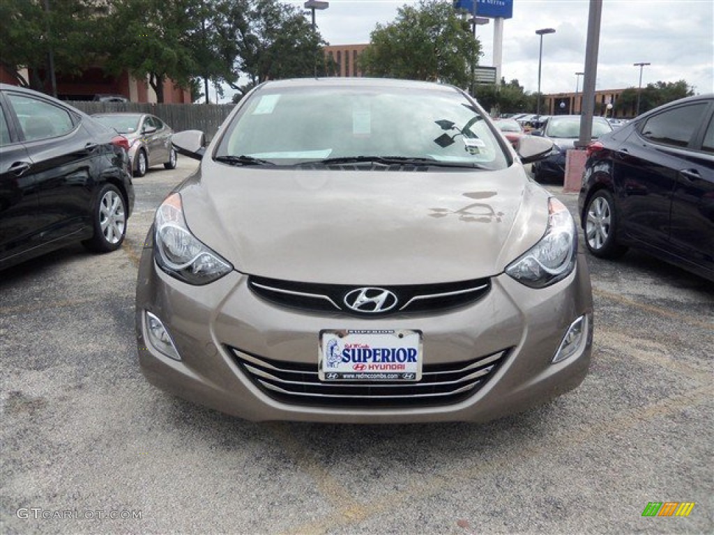 2013 Elantra Limited - Desert Bronze / Beige photo #2
