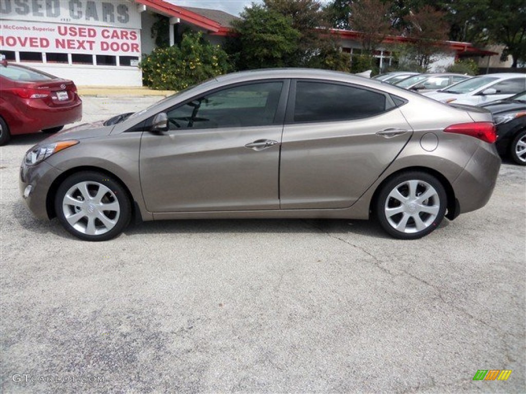 2013 Elantra Limited - Desert Bronze / Beige photo #3