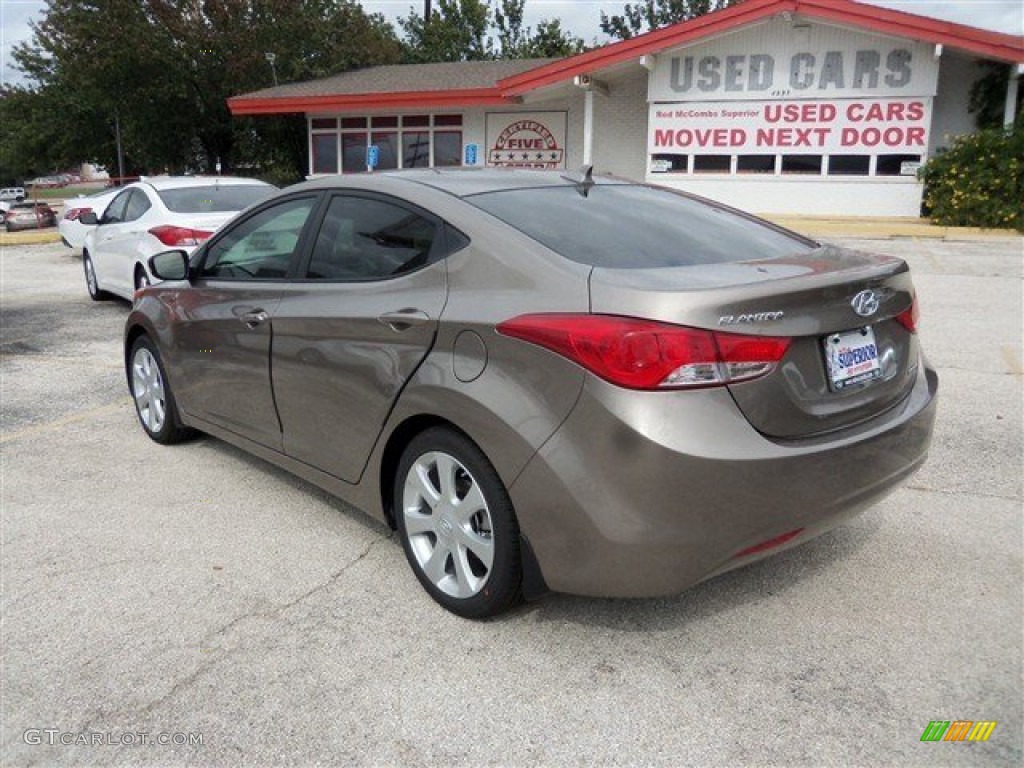 2013 Elantra Limited - Desert Bronze / Beige photo #4
