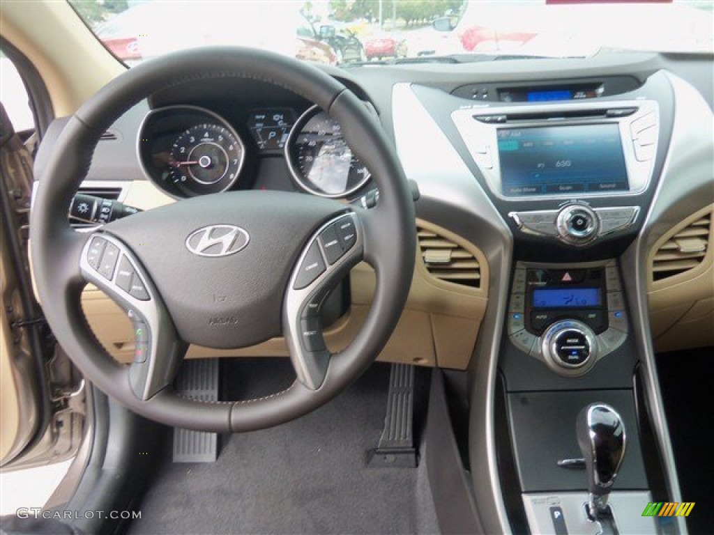 2013 Elantra Limited - Desert Bronze / Beige photo #6