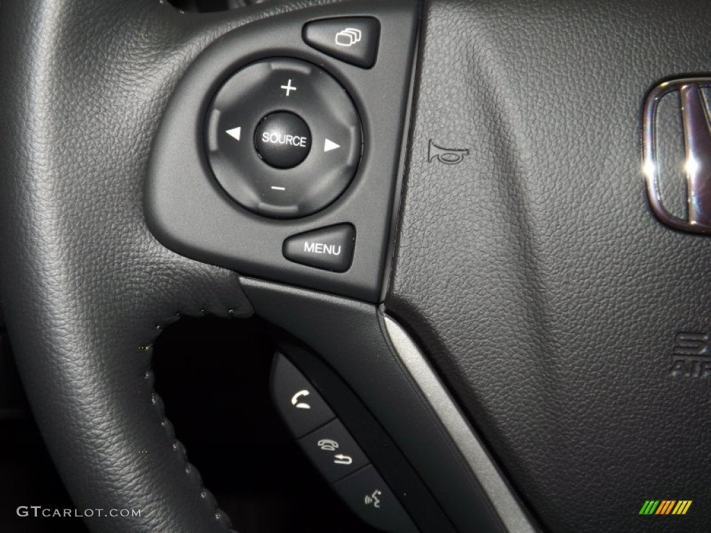 2014 CR-V EX-L - White Diamond Pearl / Beige photo #23