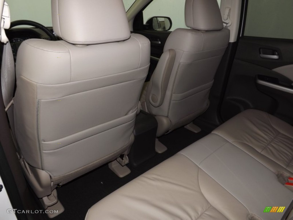 2014 CR-V EX-L - White Diamond Pearl / Beige photo #27