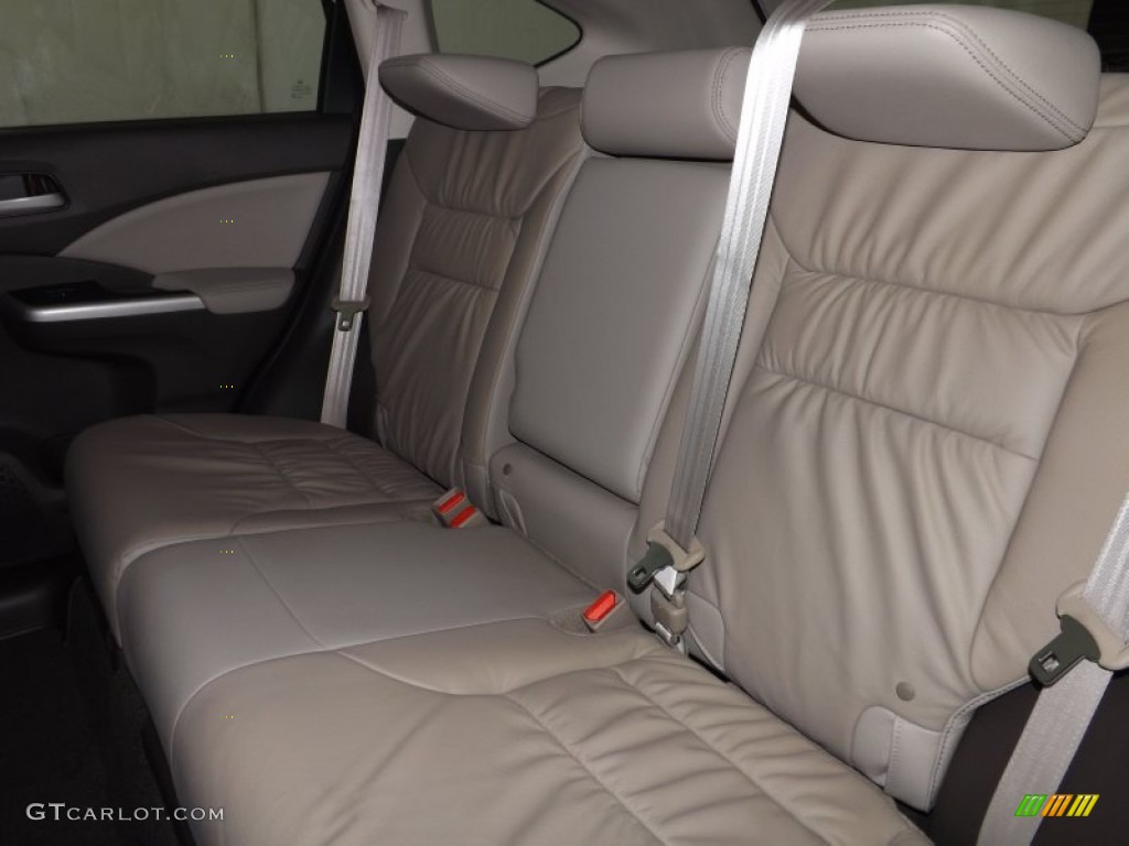 2014 CR-V EX-L - White Diamond Pearl / Beige photo #28