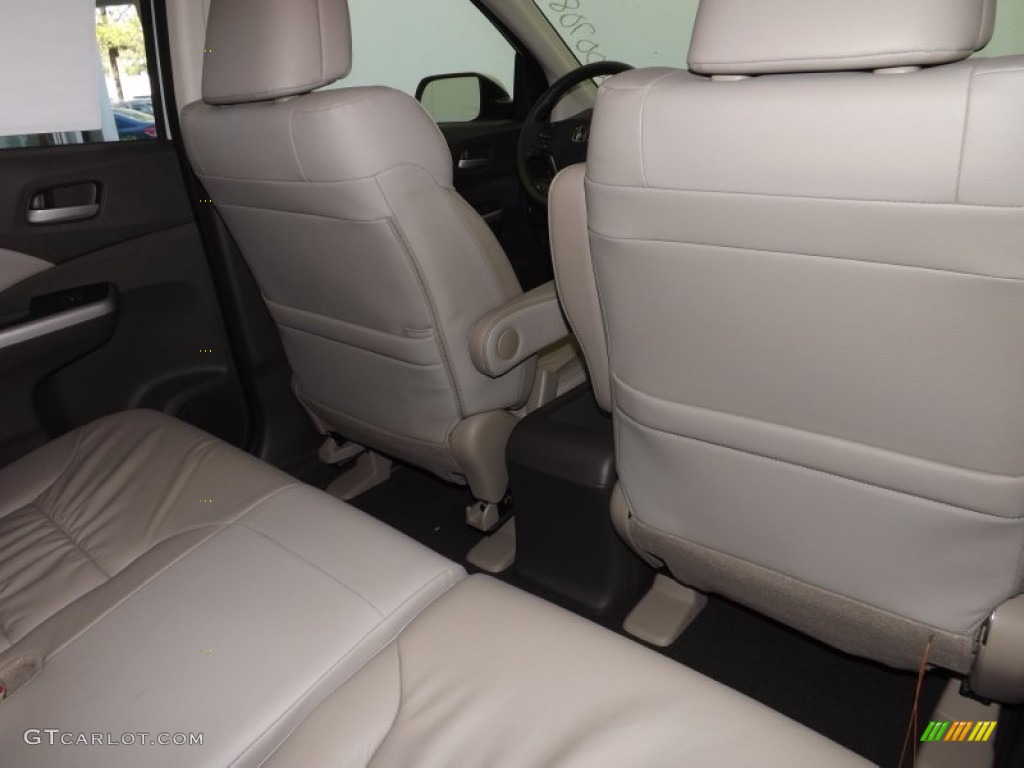 2014 CR-V EX-L - White Diamond Pearl / Beige photo #30