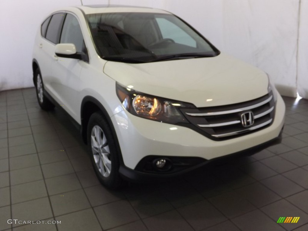 White Diamond Pearl Honda CR-V