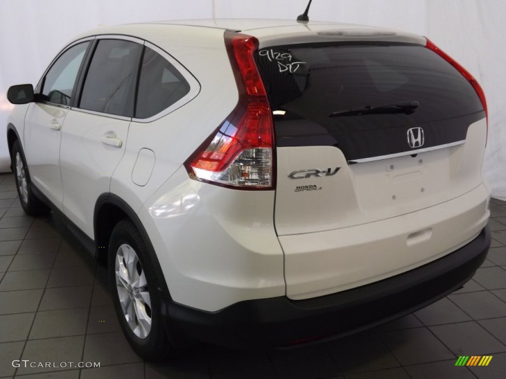 2014 CR-V EX - White Diamond Pearl / Beige photo #6