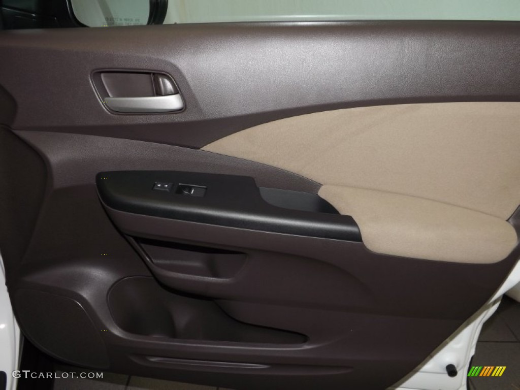 2014 CR-V EX - White Diamond Pearl / Beige photo #30