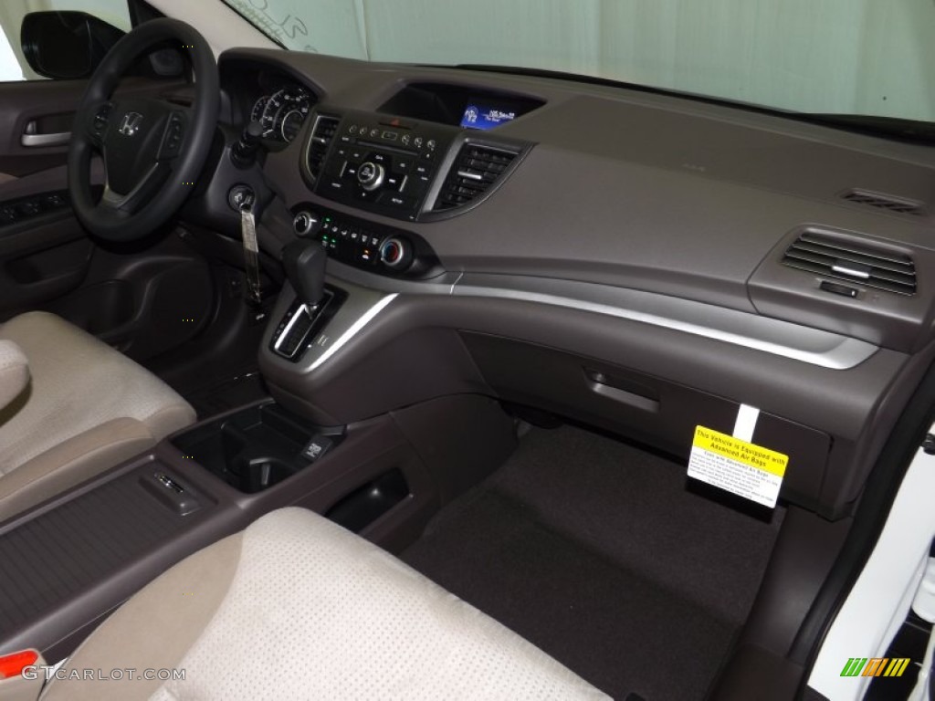 2014 CR-V EX - White Diamond Pearl / Beige photo #31