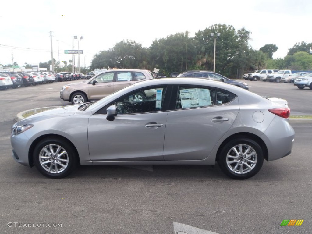 Liquid Silver Metallic 2014 Mazda MAZDA3 i Grand Touring 4 Door Exterior Photo #87461459