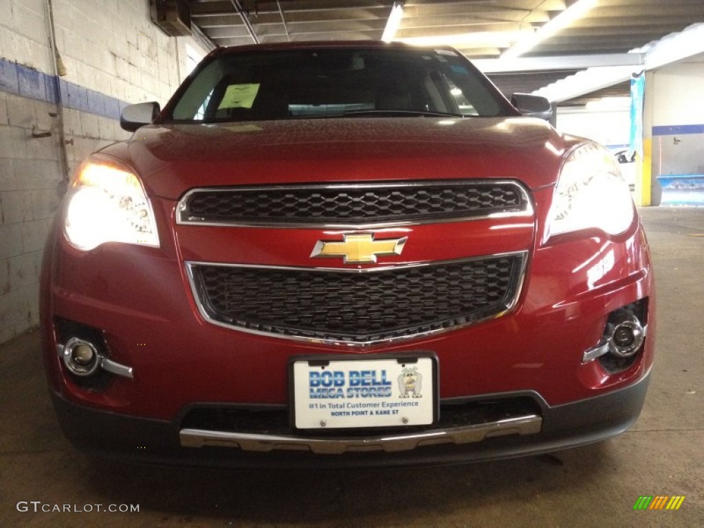 2014 Equinox LTZ AWD - Crystal Red Tintcoat / Jet Black photo #2