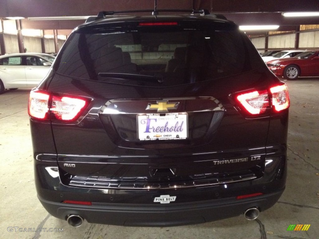 2014 Traverse LTZ AWD - Black Granite Metallic / Ebony/Mojave photo #5