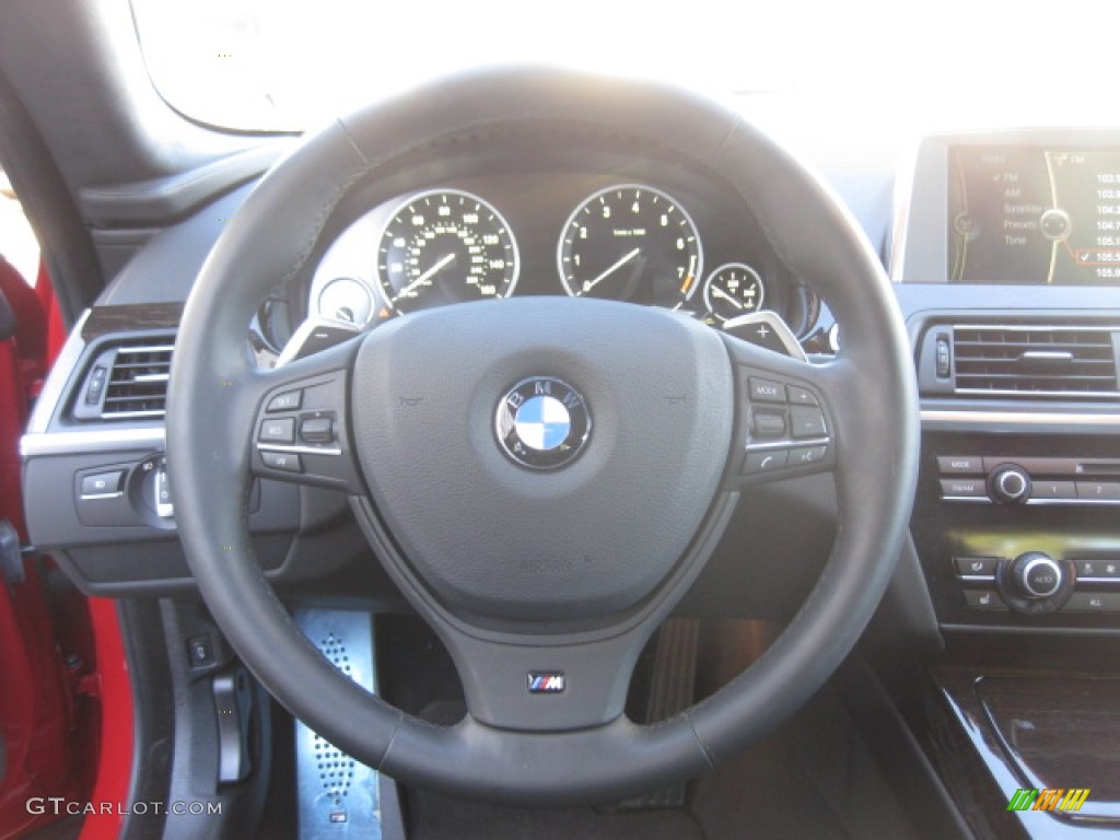2013 6 Series 640i Coupe - Imola Red / Black photo #10