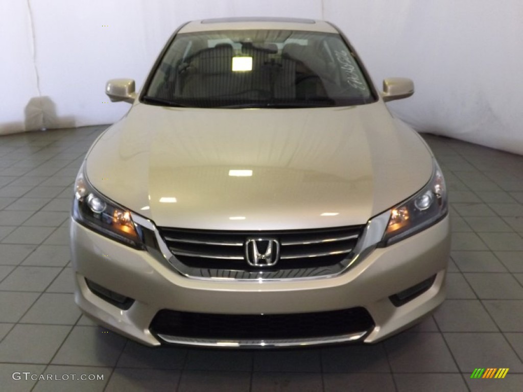 2014 Accord EX-L Sedan - Champagne Frost Pearl / Ivory photo #2