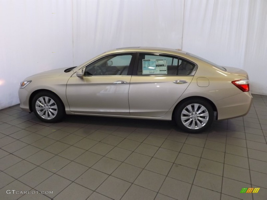 2014 Accord EX-L Sedan - Champagne Frost Pearl / Ivory photo #8