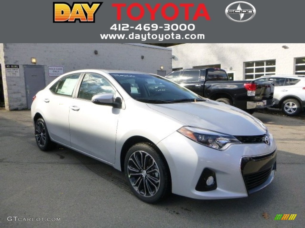 2014 Corolla S - Classic Silver Metallic / Black photo #1