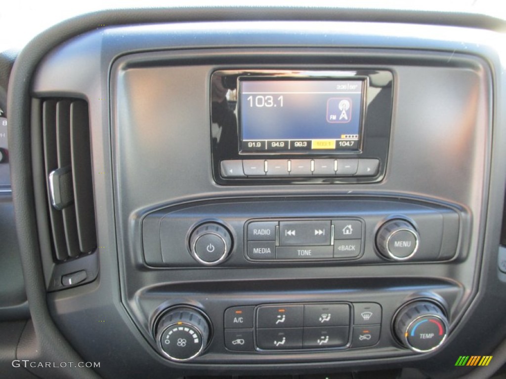 2014 Silverado 1500 WT Double Cab 4x4 - Silver Ice Metallic / Jet Black/Dark Ash photo #17