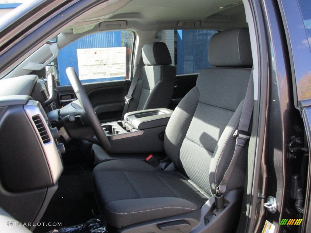 Jet Black Interior 2014 Chevrolet Silverado 1500 LT Crew Cab 4x4 Photo #87464999