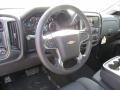 Jet Black 2014 Chevrolet Silverado 1500 LT Crew Cab 4x4 Steering Wheel