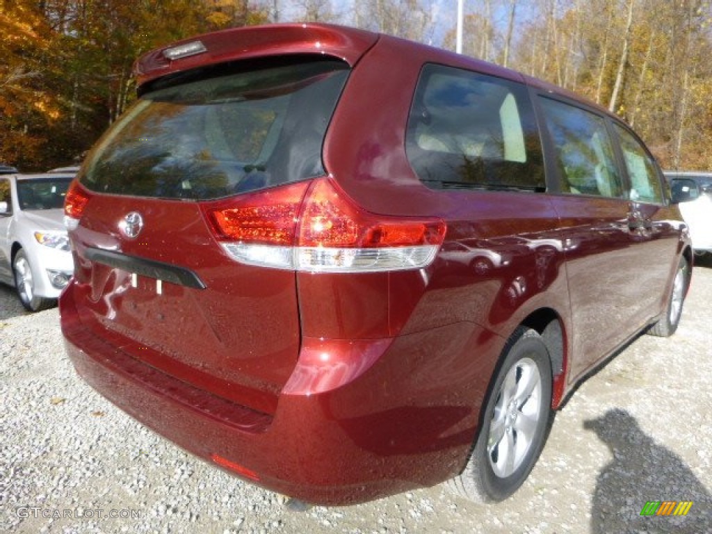Salsa Red Pearl 2014 Toyota Sienna L Exterior Photo #87466052
