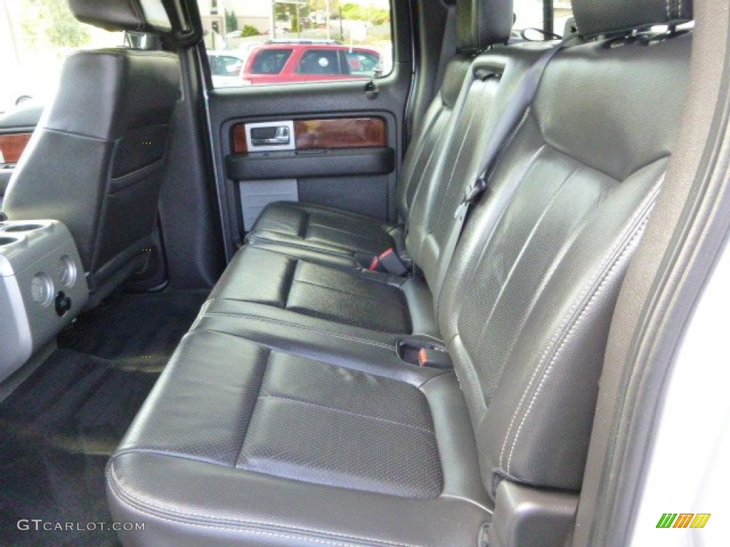 2010 F150 Lariat SuperCrew 4x4 - Ingot Silver Metallic / Black photo #9