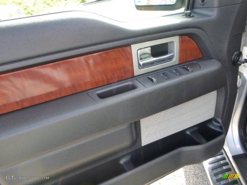 2010 F150 Lariat SuperCrew 4x4 - Ingot Silver Metallic / Black photo #11