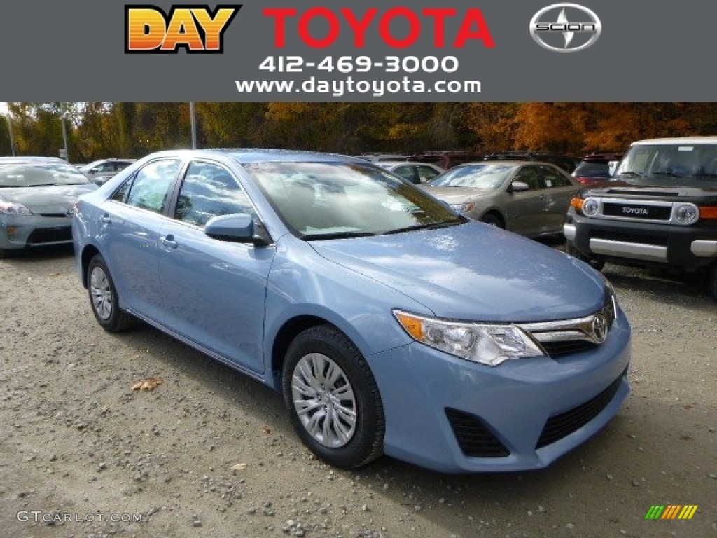2014 Camry LE - Clearwater Blue Metallic / Ivory photo #1