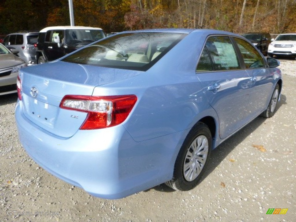 2014 Camry LE - Clearwater Blue Metallic / Ivory photo #3