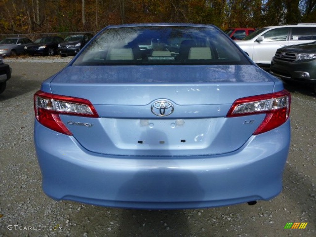 2014 Camry LE - Clearwater Blue Metallic / Ivory photo #4