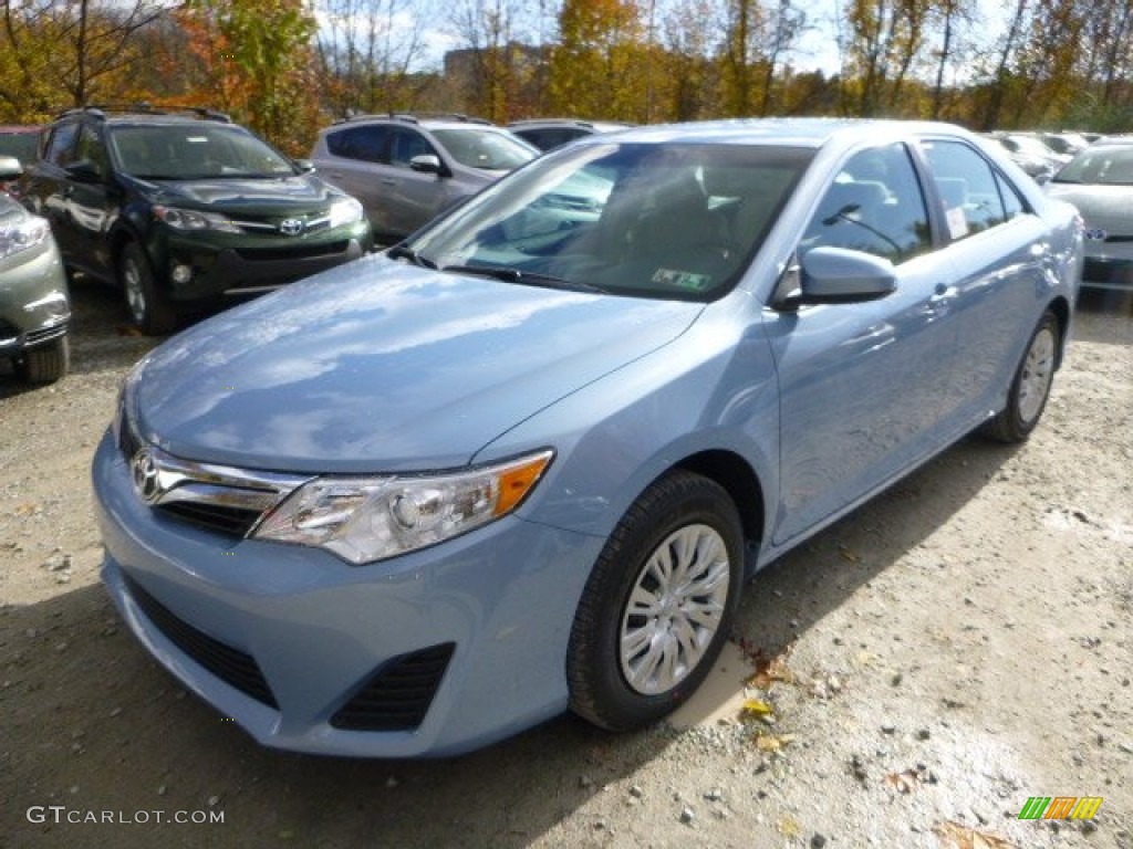 2014 Camry LE - Clearwater Blue Metallic / Ivory photo #7