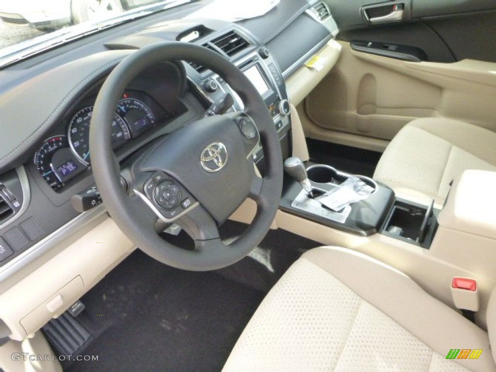 2014 Camry LE - Clearwater Blue Metallic / Ivory photo #16
