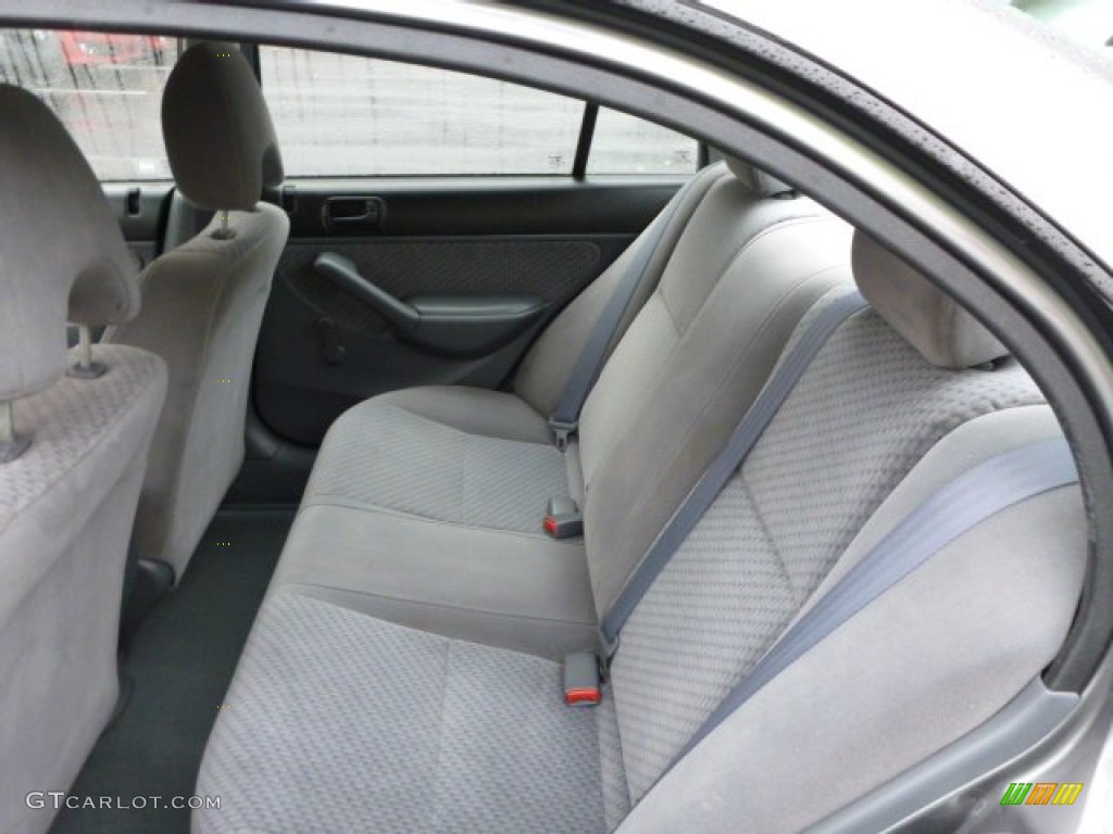 2005 Civic Value Package Sedan - Magnesium Metallic / Gray photo #5