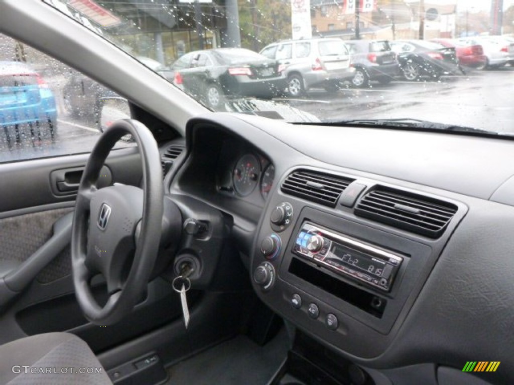 2005 Civic Value Package Sedan - Magnesium Metallic / Gray photo #7